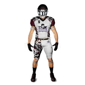 Maillot de football américain par sublimation vêtements d'équipe personnalisés matériel de broderie vêtements de sport en sergé jeunesse adulte de haute qualité - Product Image 2