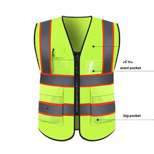 Vêtements de travail haute visibilité manches longues imperméables personnalisés Construction avec logo personnalisé Veste réfléchissante de sécurité Hi-is - Product Image 5