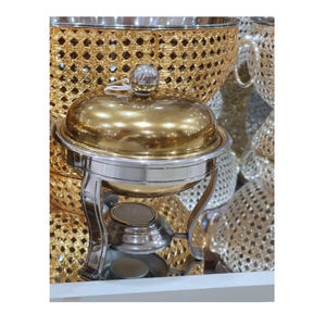 Silver Stainless Steel Chafing Dish Handmade <b>Food</b> <b>Warmer</b> Top Selling and High Quality Top Selling and High Quality on Hot Sale - Product Image 2