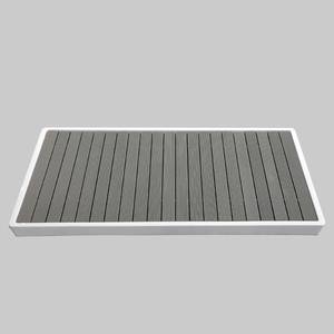 Tapis de bain en bois minimaliste de luxe AMBOHR, antidérapant, facile à nettoyer, design rayé, imperméable, fabriqué à la machine - Product Image 1