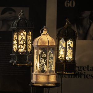 Eid Ramadan Mubarak lanterna decorativa appesa a lanterna candelabro a LED piccole lanterne per <span class=keywords><strong>feste</strong></span> <span class=keywords><strong>islamiche</strong></span> musulmane Eid - Product Image 3