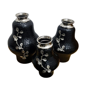 Best Classic <b>Black</b> Metal Decoration Designer Modern Table Decorating Unique Modern Beaded Wholesale <b>Flower</b> <b>Vase</b> - Product Image 3