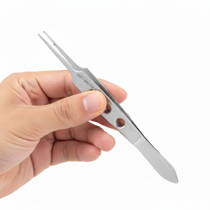 Pinces chirurgicales professionnelles à pointe droite en acier inoxydable, instrument médical en gros - Product Image 3