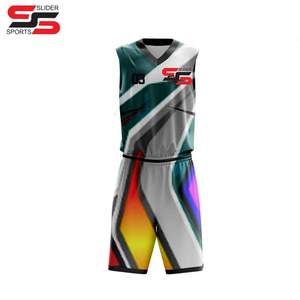 Maillot de basket-ball de l'équipe universitaire Uniforme de basket-ball à sublimation personnalisée Designs vêtements de sport - Product Image 4
