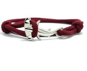 กำไลข้อมือฉลาม-สร้อยข้อมือเชือกทะเลยูนิเซ็กส์-เครื่องประดับทางทะเล-ของขวัญคนรักฉลาม-สร้อยข้อมือพาราคอร์ดมินิมอล - Product Image 2