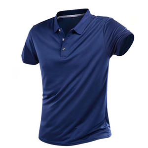 Chemises polo pour hommes Chemise de golf à manches courtes en coton avec logo personnalisé pour vêtements promotionnels uniformes d'entreprise ou image de marque - Product Image 5