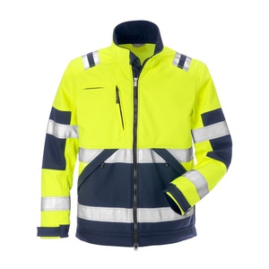 <b>HI</b> <b>VIs</b> <b>Softshell</b> Reflective Safety Clothing Breathable Waterproof High Visibility Workwear Reflective <b>Jacket</b> - Product Image 1