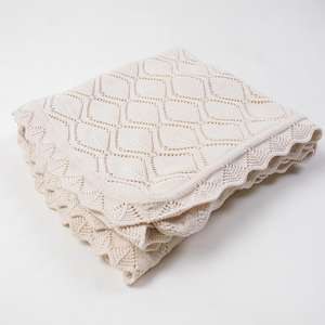 <b>Luxury</b> Knitted 100% Natural Cotton Knit <b>Throw</b> <b>Blanket</b>,Soft Warm Cozy Lightweight Decorative <b>Blanket</b> - Product Image 6