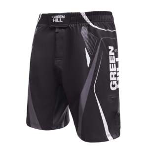 GREEN HILL 2023 Shorts de MMA Negros de Diseño Personalizado, Ropa Deportiva Lavada para Muay Thai y Artes Marciales - Product Image 1