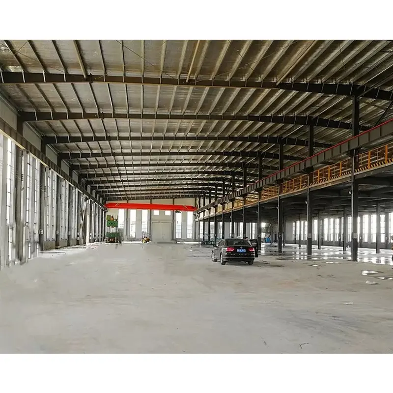 china warehouse prefabricated high rise steel structure metal building