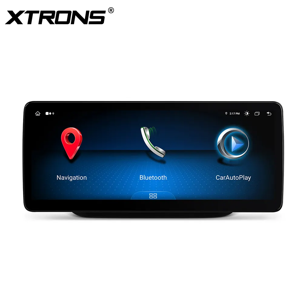 Tela para carro XTRONS 12.3 Polegadas Android 13 8 Core para Mercedes Benz Classe B W246 Rádio Android Carplay 4G LTE Rádio Automático Android