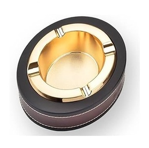 Cenicero de cuero de Metal para decoración de mesa Vintage, forma personalizable para uso interior en el hogar o la oficina, la mejor vajilla de la mejor calidad - Product Image 3