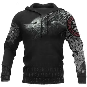 Người Đàn Ông Thăng Hoa Hoodies Với Đầy Đủ In Thiết Kế Đồ Họa Áo Thun Áo Với Vải Thoải Mái Lý Tưởng Cho Sử Dụng Hàng Ngày - Product Image 6