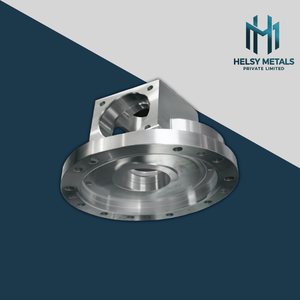 Soporte de Montaje de Brida de Aluminio Mecanizado VMC Ligero con Cuerpo Escalonado y Orificio Lateral para Piezas de Automatización y Robótica - Product Image 1