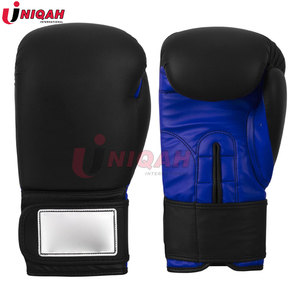 Gants de boxe MMA en cuir PU personnalisés du fabricant professionnel antidérapants couleur personnalisée marque privée salle de sport à domicile tailles 8oz - Product Image 1