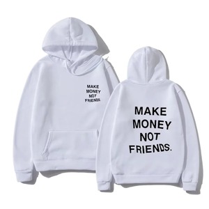 Sudadera con Capucha Unisex de Forro Polar para Otoño Invierno 2025, Estilo Urbano, con Estampado Gráfico de Letras y Logotipo Frontal - Product Image 3
