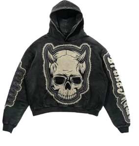 Hot Style Premium Quality Sun Fade Effect Hombres Custom Oversized Vantage Hoodies Custom mens HOODIE - Product Image 5