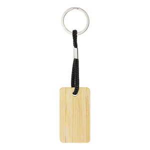 Portachiavi e Moschettone Personalizzati in Bambù Swoofy - Gadget Promozionali Personalizzabili - Product Image 1