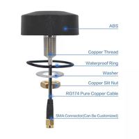 Antenne Cellulaire Omnidirectionnelle GSM 3G 4G LTE 5G Professionnelle pour Armoire Industrielle, Transmission Stable, Installation Facile