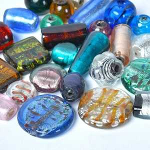 Turquoise Blue Glass <b>Beads</b> for Jewelry Making Fancy Colorful <b>Beads</b> in Different Sizes Box Packing Made in India - Product Image 4