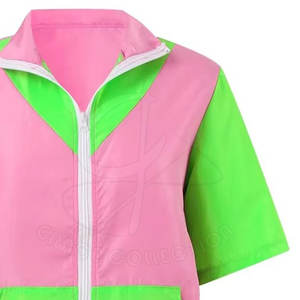 Conjuntos cortavientos de verano al aire libre con diseño personalizado, conjuntos de dos piezas con cremallera ligera para mujer - Product Image 5