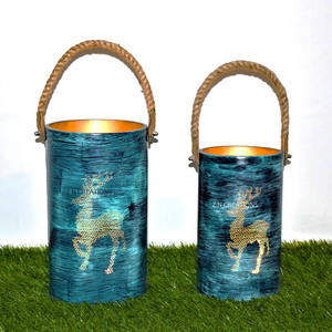 Linterna de luz nocturna de Navidad de Metal personalizada con portavelas para escritorio y uso doméstico velas perfumadas decorativas hechas a mano - Product Image 3