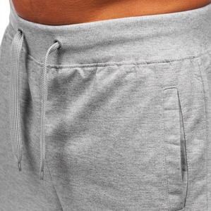 Pantalones cortos de sudadera para gimnasio para hombre de lana de algodón personalizados al por mayor, pantalones cortos deportivos informales para exteriores con patrón de decoración sólido OEM - Product Image 5