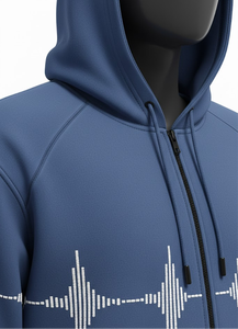 Nouvel ensemble de survêtement unisexe à capuche imprimé pour l'hiver, 100 % coton, haute qualité, léger, respirant et confortable - Product Image 4