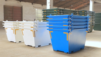 Camion à ordures utilisant des bacs Recyclage des déchets Skip Bin Grue Bin