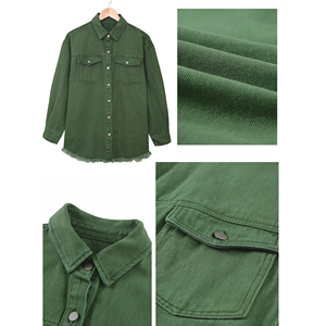 Vente en gros de vestes décontractées en jean pour femmes Vestes en jean durables de haute qualité pour femmes - Product Image 2