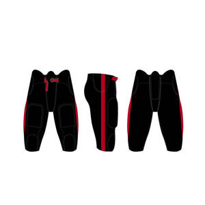 Uniforme de Fútbol Americano Personalizado al por Mayor - Conjunto de Manga Corta, Talla Grande, Spandex/Poliéster, Transpirable y de Secado Rápido - Product Image 3