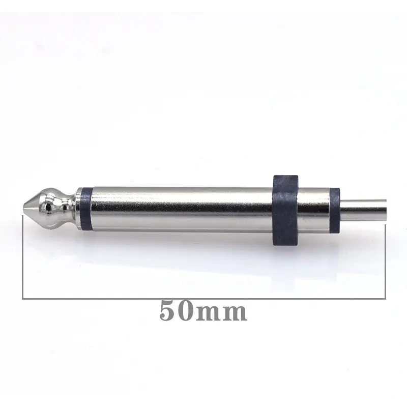 Customized 6.35mm high temperature resistant plug DC male for high temperature environment Oven thermometer