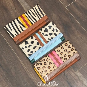 2025 OEM mignon haute qualité femmes Long portefeuille recycler cuir imprimé Animal pièces porte-carte pochette sac à main multi-usage pour dames - Product Image 1