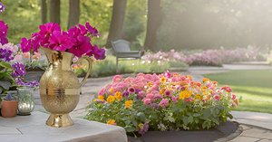 Pichet en laiton pur gaufré style Mughlai pour servir de l'eau dans la maison, hôtel ou restaurant Article cadeau parfait - Product Image 3