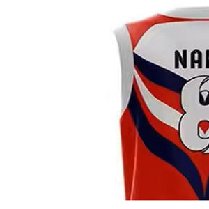 Camisetas de uniforme de baloncesto sublimadas, uniformes de árbitro de baloncesto con logotipo personalizado, uniforme de equipo de secado rápido de poliéster, los mejores deportes - Product Image 5