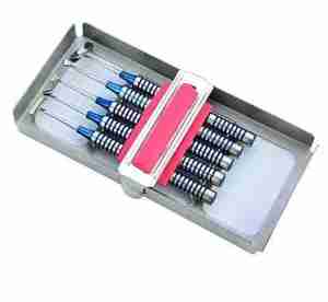 DOM MED DYNAMIC Vente flash Ensemble d'instruments chirurgicaux DMD 5 pièces Manuel PRF Flap tissulaire lingual Implant Case Kit de brossage doux - Product Image 4