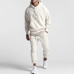 Logo personnalisé Hommes Costumes Slim Fit En gros Blanc Survêtement Jogging Costumes De Sport Running Gym Polyester Survêtements Ensembles Pour Hommes - Product Image 3
