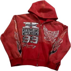 Sudadera con capucha de forro polar con cremallera y gráficos personalizados, diseño sólido, informal, transpirable, de secado rápido, para invierno, con logotipo frontal en la parte superior. - Product Image 6