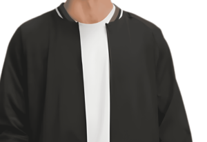 Minerals เสื้อแจ็กเก็ตบอมเบอร์สำหรับผู้ชายเสื้อแจ็กเก็ตบอมเบอร์พิมพ์ลายผ้าซาติน - Product Image 2