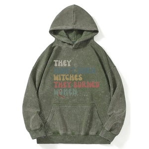 เสื้อกันหนาวมีฮู้ดโอเวอร์ไซส์ผู้ชายเสื้อมีฮู้ดโอเวอร์ไซส์สไตล์วินเทจซักกรดเสื้อมีฮู้ดสไตล์สตรีท - Product Image 2