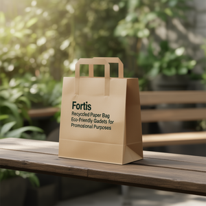 Sacchetto di Carta Riciclata Fortis, Gadget Ecologici per Scopi Promozionali - Product Image 3