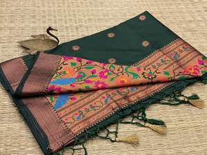 Collection Premium la plus tendance Fancy Wear High On Demand Fashion Silk Saree Blouse With Zari Weaving Work Exportateur - Product Image 5