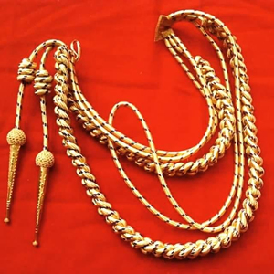 Cordones de Ceremonia de Alta Calidad, Ecológicos, de Hilo Metálico, para Uniformes, Equipo de Defensa Personal, Marca Hamza Badges OEM - Product Image 3