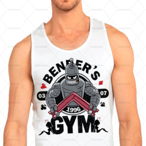 <b>Men's</b> Plain <b>White</b> Cotton Rib Knit Gym Singlet Vest Compression Fitted Ribbed <b>Tank</b> <b>Top</b> Breathable Quick Dry Casual Workout Plus - Product Image 3