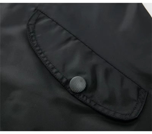 Blouson de bombardier surdimensionné de haute qualité pour hommes avec col montant et vêtements d'hiver brodés en chenille - Product Image 4