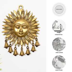 Elegante 9 pulgadas de latón grabado a mano tradicional decoración del hogar arte colgante de pared para cumpleaños y bodas - Product Image 4