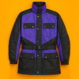 Chaqueta de Pana Extra Grande Personalizada, Chaqueta Bomber de Trabajo Vintage con Forro de Sherpa, Fabricante Mayorista OEM - Product Image 1