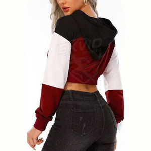 Ropa de Mujer, Ropa de Invierno, Sudaderas Cortas, Nuevo Diseño, Servicio OEM, Sudaderas Cortas para Mujer - Product Image 6