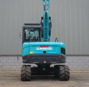 Excavadora SWE90UF de 9 Toneladas 2023 con Motor Yanmar y Orugas de Goma/Acero - Product Image 4