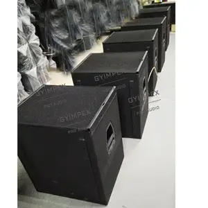 Kotak Kabinet Tunggal 18 Inci Subwoofer Mini Komponen Sistem Audio untuk Speaker Line Array 10 Inci Ganda